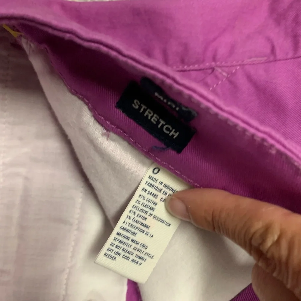 🤑 5 for $25 American Eagle Outfitters Purple Bermuda Shorts Casual Style - Picture 3 of 6